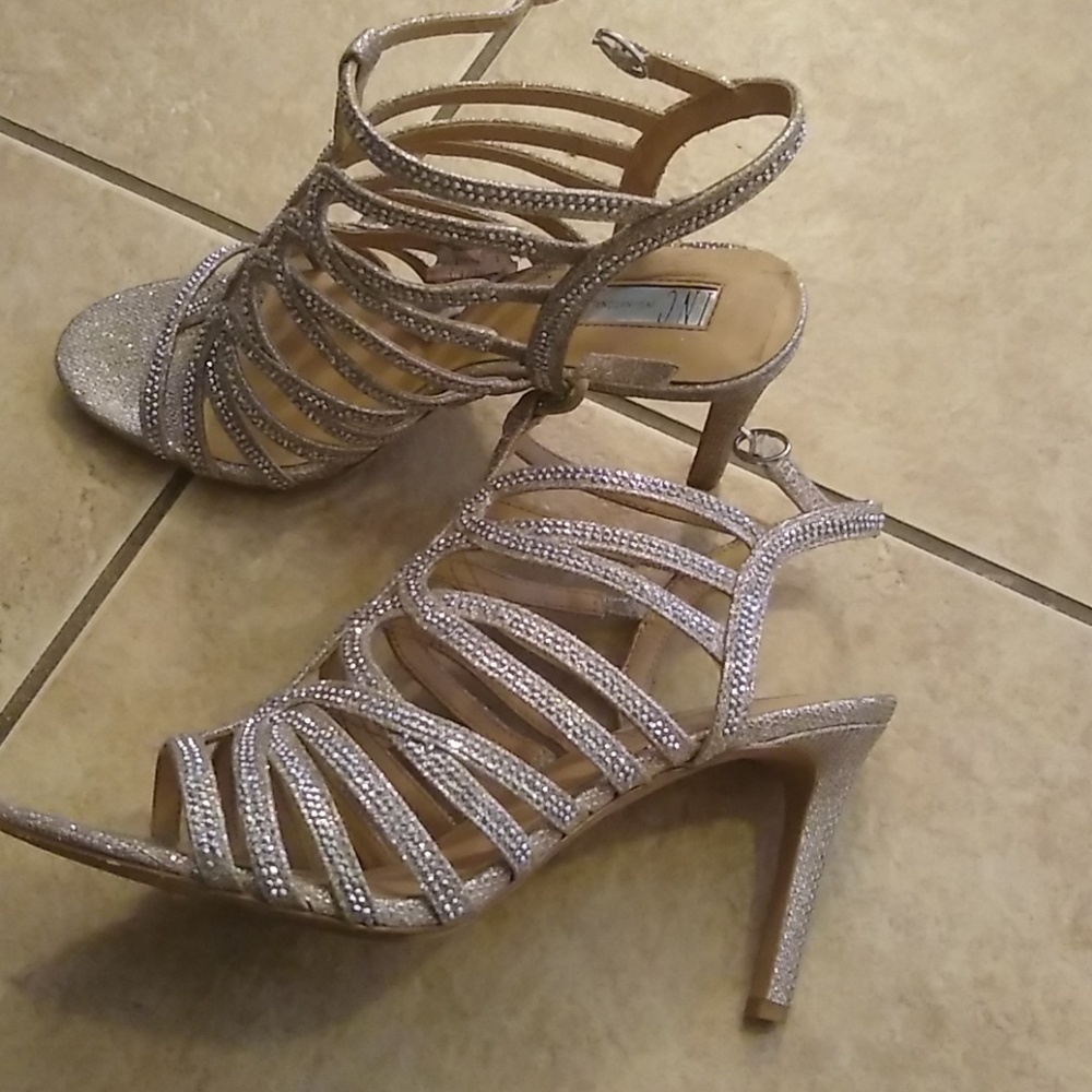 Inc comfy glitter heels